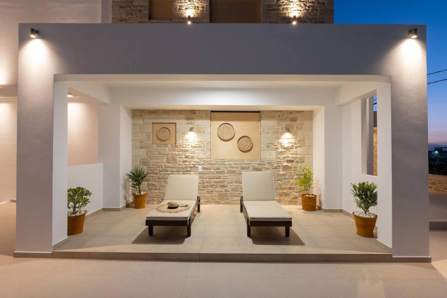 Ammokrinos Luxury Homes,150M From The Beach 卡拉马基 外观 照片