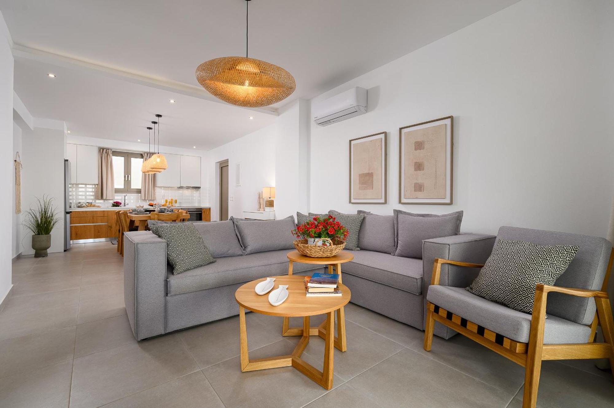Ammokrinos Luxury Homes,150M From The Beach 卡拉马基 外观 照片