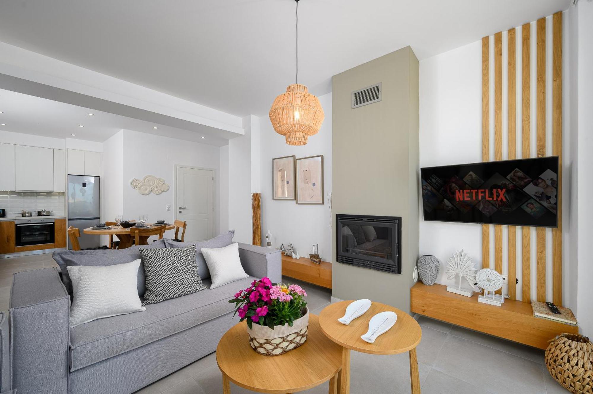 Ammokrinos Luxury Homes,150M From The Beach 卡拉马基 外观 照片