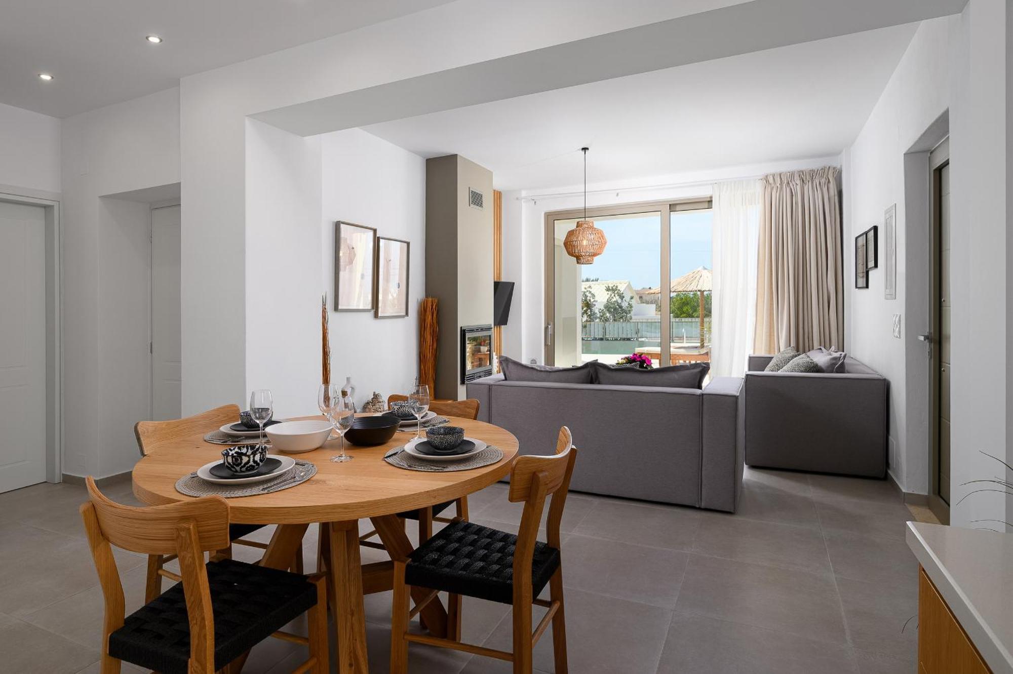 Ammokrinos Luxury Homes,150M From The Beach 卡拉马基 外观 照片