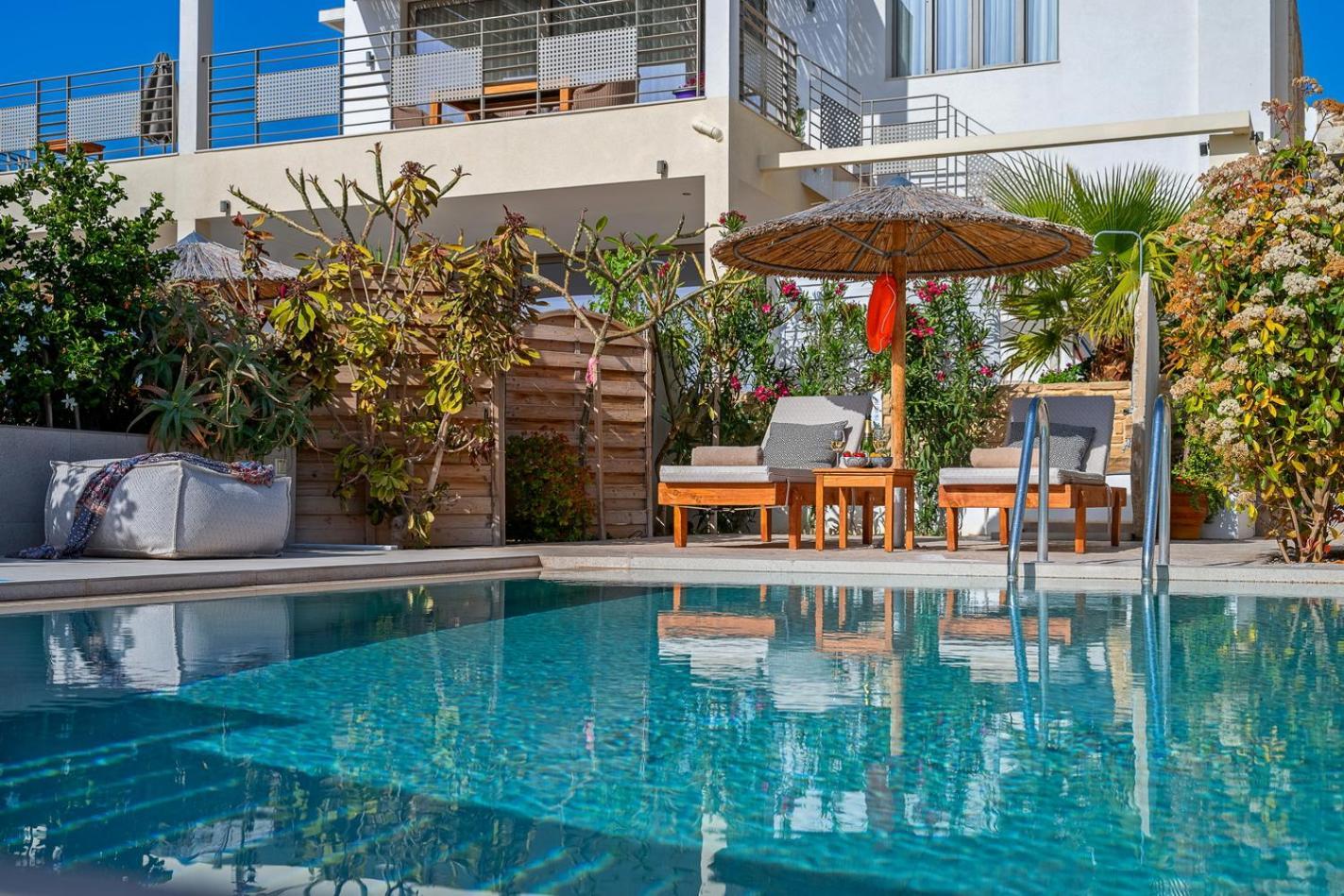 Ammokrinos Luxury Homes,150M From The Beach 卡拉马基 外观 照片