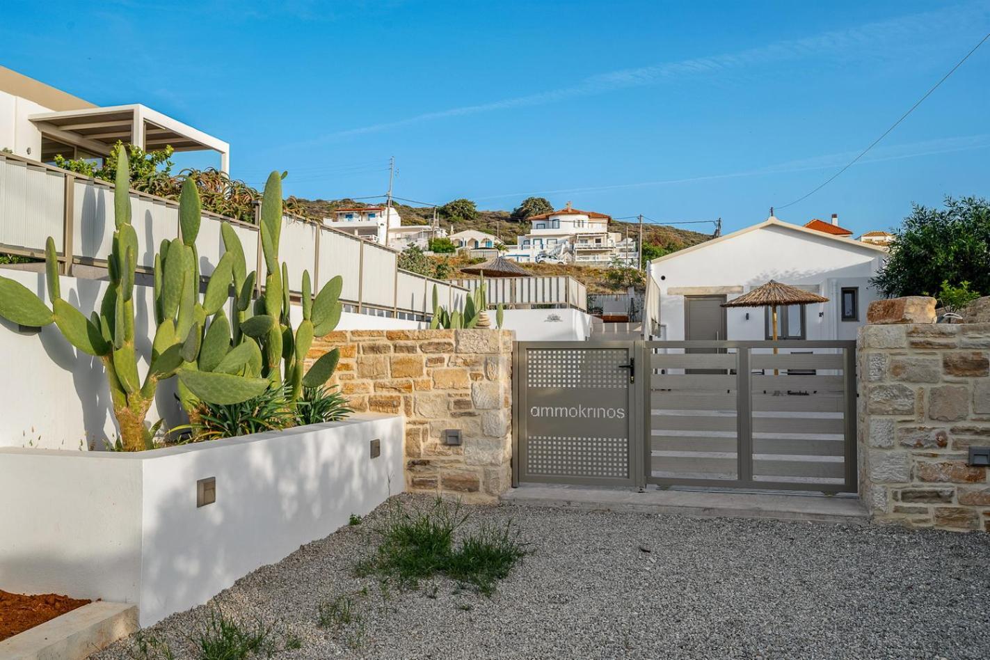 Ammokrinos Luxury Homes,150M From The Beach 卡拉马基 外观 照片