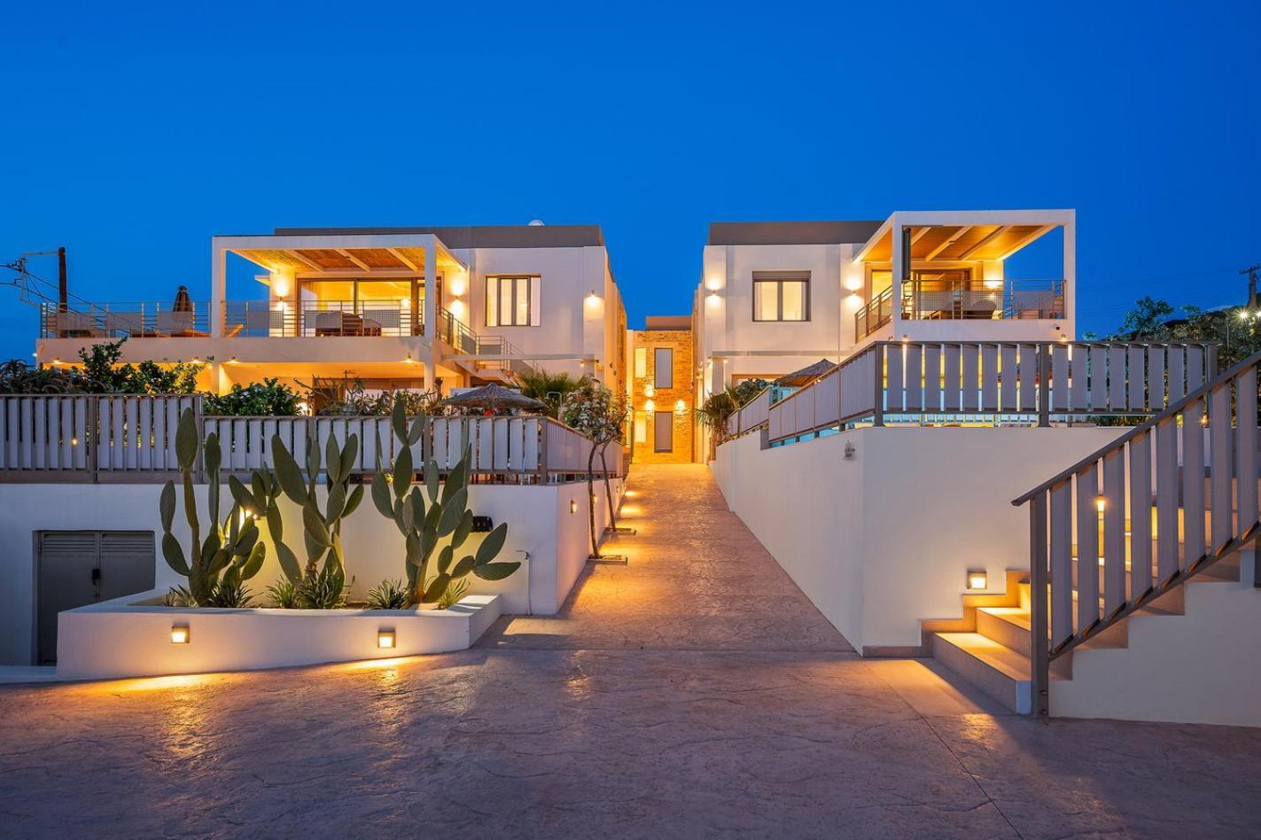 Ammokrinos Luxury Homes,150M From The Beach 卡拉马基 外观 照片